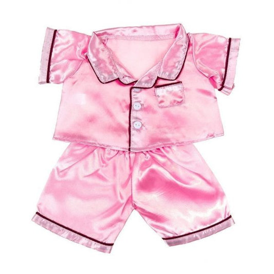 Pink Satin Pajamas